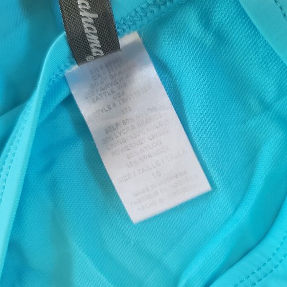 Tommy Bahama Women's One Piece Swimsuit Blue Size 10 - Picture 4 of 4